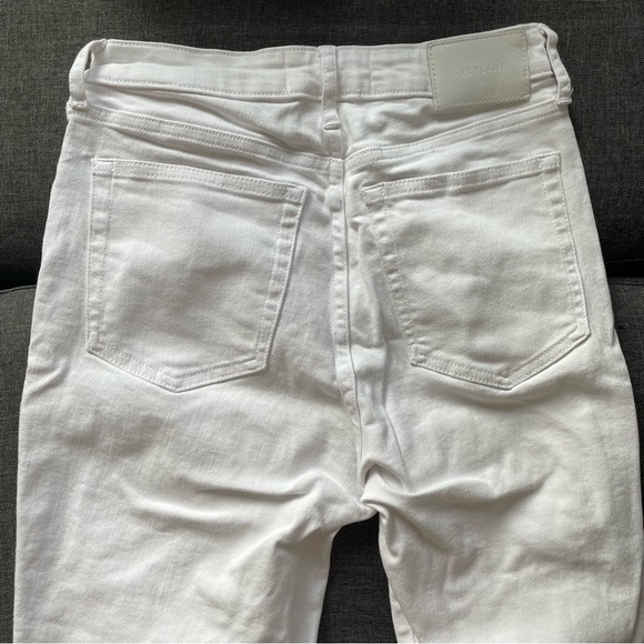 NWOT Everlane White Curvy Authentic Stretch High-Rise Skinny Jeans - Picture 3 of 12